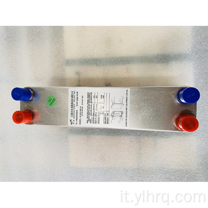 Scambiatore di calore a piastra brasata 20 piastre B20